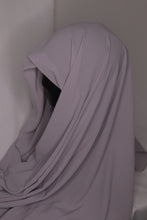 Load image into Gallery viewer, Instant Chiffon Hijab - Silver