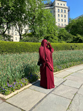 Load image into Gallery viewer, Luxury 2 pieces jilbabs - Maroon