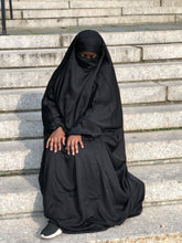 Load image into Gallery viewer, Black- One piece Jilbab