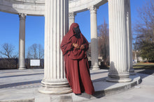 Load image into Gallery viewer, Luxe  Butterfly Abaya Set: Chocolate