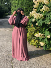 Load image into Gallery viewer, Classic Rosewood Abaya Dress