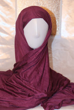 Load image into Gallery viewer, Instant Jersey Hijab - Plum