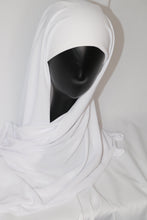 Load image into Gallery viewer, Instant Chiffon Hijab - White