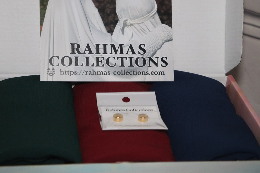 Ramadan  Georgette Crepe Hijab Box : Twilight
