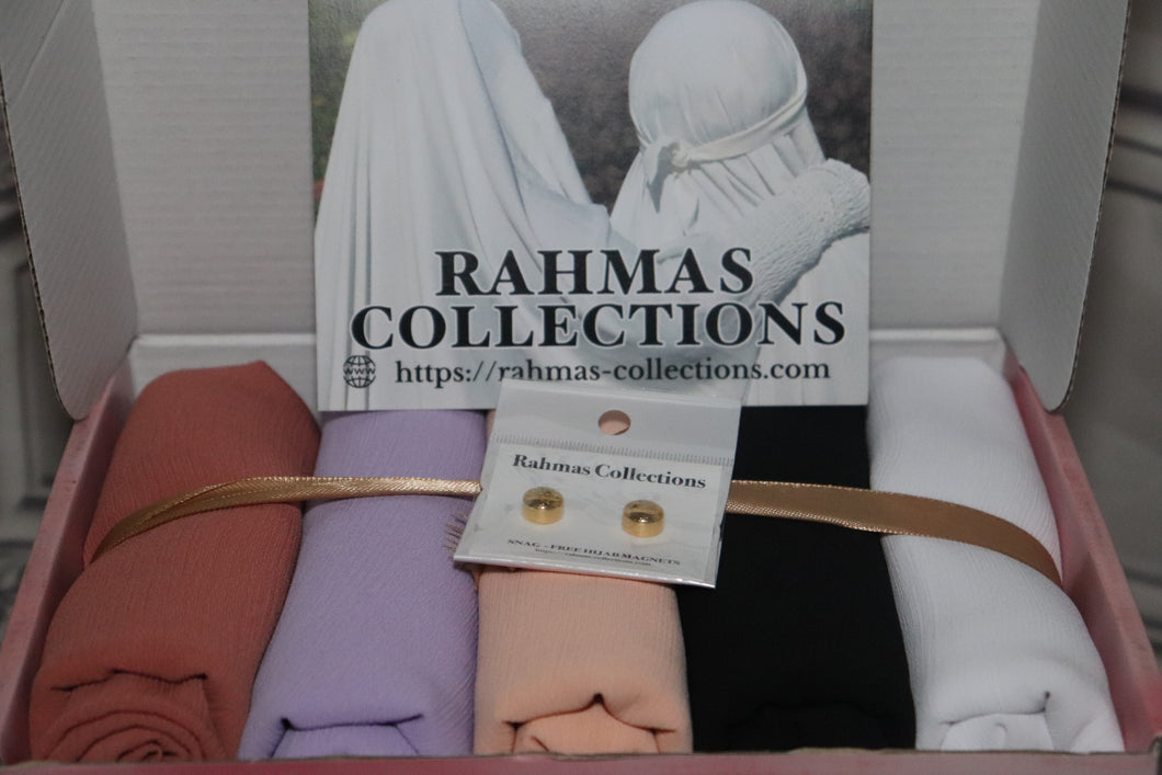 Ramadan  Georgette Crepe Hijab Box : Fresh Start