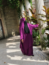 Load image into Gallery viewer, Plus Size 2 piece Jilbab - Purple
