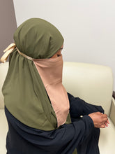 Load image into Gallery viewer, Half Niqab - Light brown
