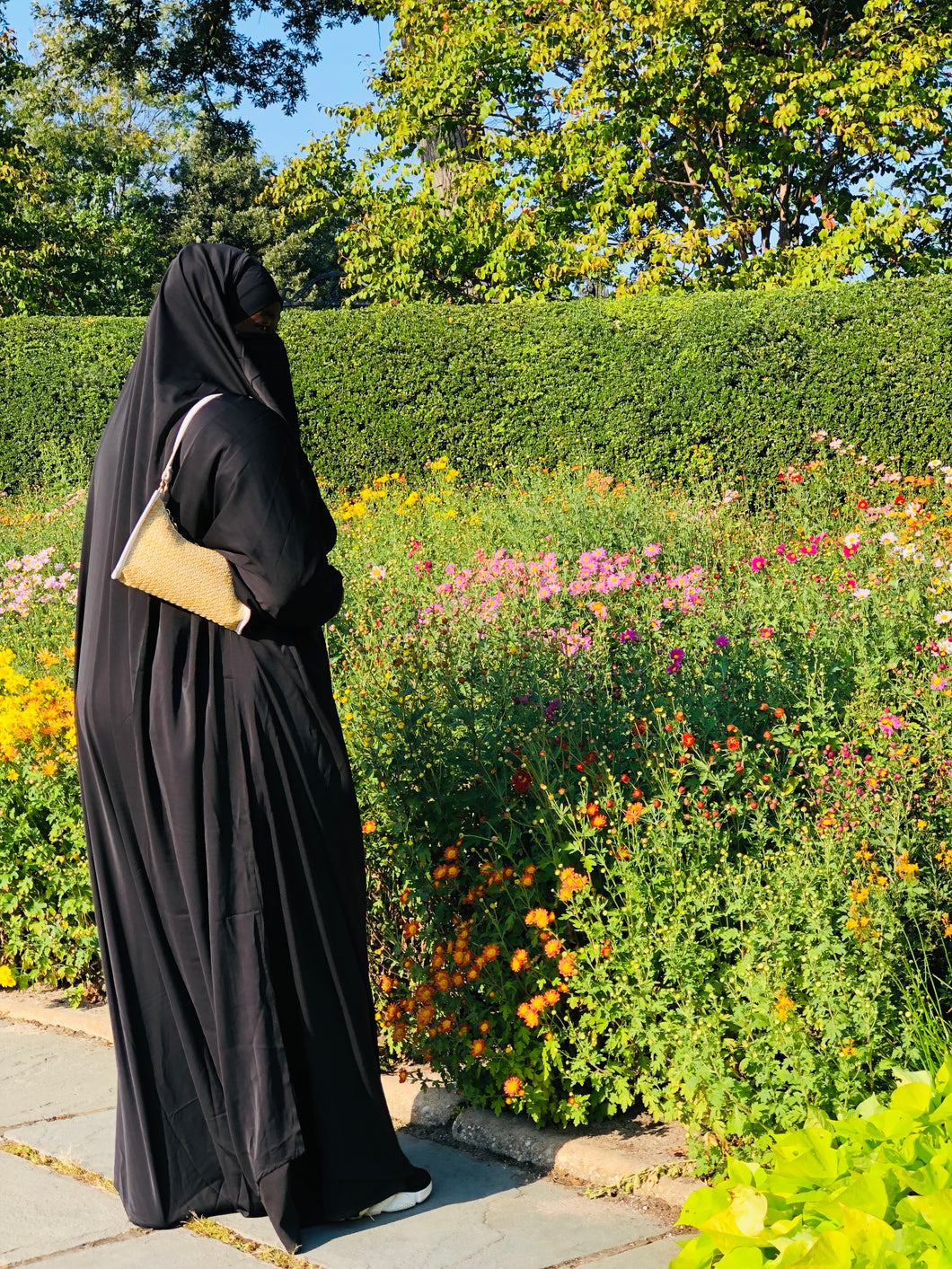 Free Size One piece Jilbab niqab combo - Salma