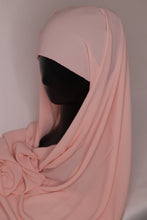 Load image into Gallery viewer, Instant Chiffon Hijab - salmon
