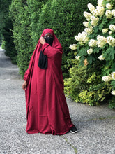 Load image into Gallery viewer, Dark Red - One piece Jilbab
