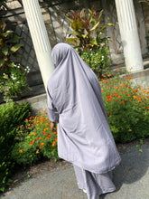 Load image into Gallery viewer, Plus Size 2 piece Jilbab - Gray
