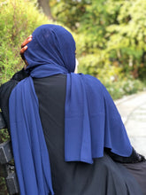 Load image into Gallery viewer, Everyday Chiffon Hijab - Navy Blue
