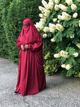Load image into Gallery viewer, Dark Red - One piece Jilbab
