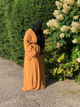 Load image into Gallery viewer, Classic Golden Yellow Abaya Dress
