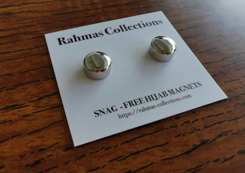 Snag  Free Hijab Magnets - Silver