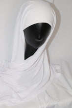 Load image into Gallery viewer, Instant Chiffon Hijab - White
