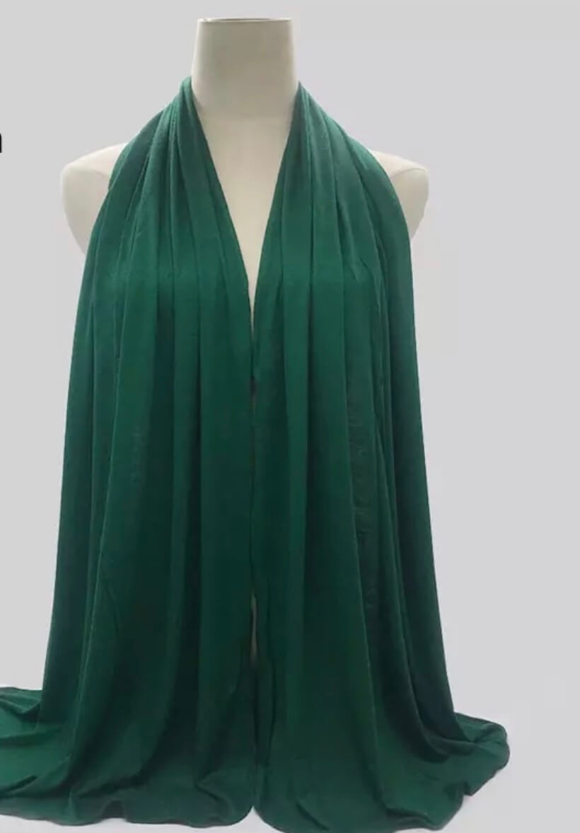 Everyday Jersey Hijab-Forest Green